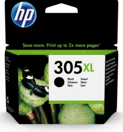 HP Cartuccia di inchiostro nero originale ad alta capacità 305XL
