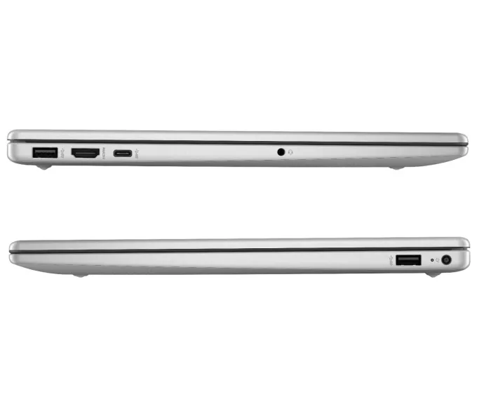 HP Laptop 15-fc1010nl AMD Ryzen™ 3 7320U Computer portatile 39,6 cm (15.6") Full HD 8 GB LPDDR5-SDRAM 512 GB SSD Wi-Fi 6 (802.11ax) Windows 11 Home Argento