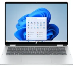 HP OmniBook 5 Flip 2-in-1 Laptop 14-fp0000nlx Intel Core 3 100U 35,6 cm (14") Touch screen 2K 8 GB LPDDR5-SDRAM 512 GB SSD Wi-Fi 6 (802.11ax) Windows 11 Home Argento