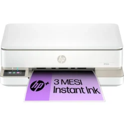 HP - Stampante ENVY 6120E 3 MESI DI INSTANT INK CON HP+, 3 in 1 Print - Scan - Copy - Bianco