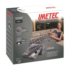 Imetec 16775 Coperta elettrica 150 W Grigio 6 temperature Lavaggio In Lavatrice