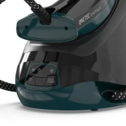 Imetec Smartvapor Ferro da Stiro Generatore di Vapore, Vapore 2 volte più potente, Fino a 6,0 Bar Pump, 2400 W, Colpo di vapore da 350 g, Piastra Flui