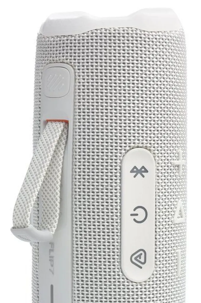 JBL - FLIP 7 - Speaker Altoparlante 25W, Bluetooth 5.4, Suono audace JBL Pro con AI Sound Boost Fino, autonomia 16h - Bianco
