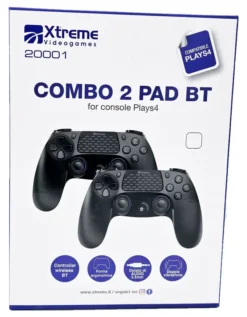 Kit due Plays 4 Wireless Controller XTREME8022804200013 con Bluetooth e ingresso cuffia