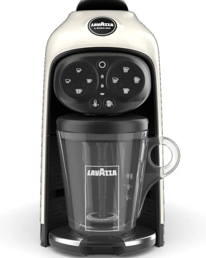 Lavazza A Modo Mio, Deséa White Cream – Macchina per Caffè, Bianco
