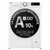 LG D4R5010TSWS Lavasciuga 10/6kg AI DD, Serie R5 Classe D, 1400 giri, Bianca