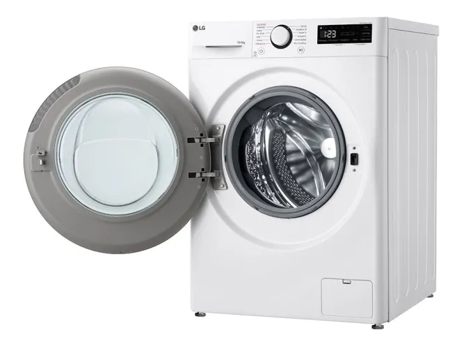 LG D4R5010TSWS Lavasciuga 10/6kg AI DD, Serie R5 Classe D, 1400 giri, Bianca