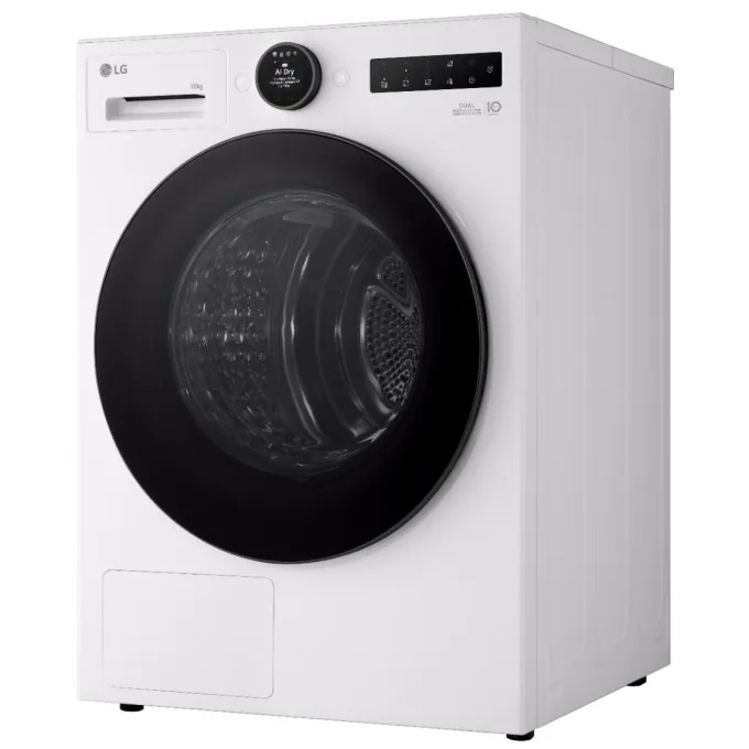 LG RHX7010TWB Asciugatrice 10kg Pompa di calore, Classe C, Motore Direct Drive, AI Dry