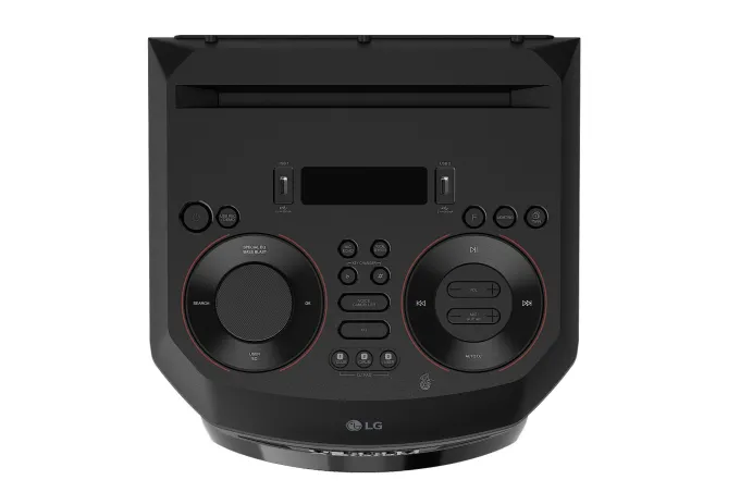 LG - RNC5 Speaker altoparlante, woofer da 8'', Alimentazione a batteria, Bluetooth 4.0, USB, Airplay - Nero