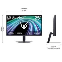 LG UltraGear 25G523B-B Monitor Gaming, 25