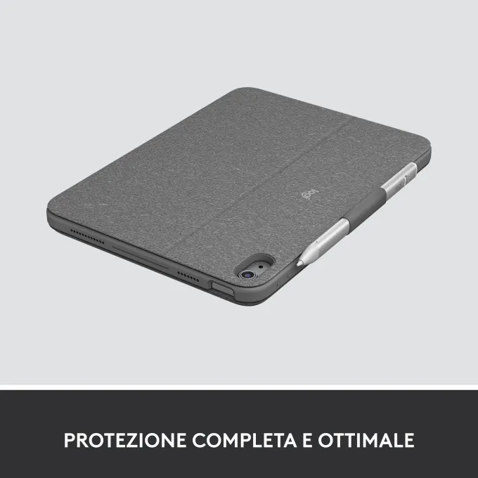 Logitech Combo Touch Grigio Smart Connector QWERTY Italiano