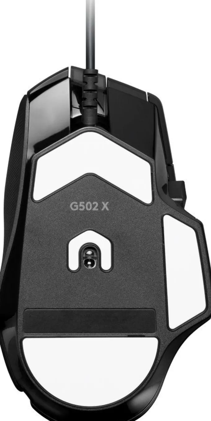 LOGITECH - Gaming mouse G502 X + G240 tappetino, sensore gaming submicrometrico HERO 25K, 25.600 DPI - Nero