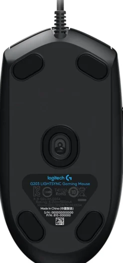 Logitech G G203 LightSync mouse USB tipo A 8000 DPI