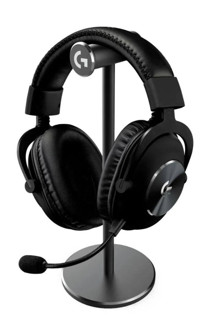 Logitech G PRO X Wired + HS Stand cuffia con microfono Gaming, audio surround 7.1 - Nero