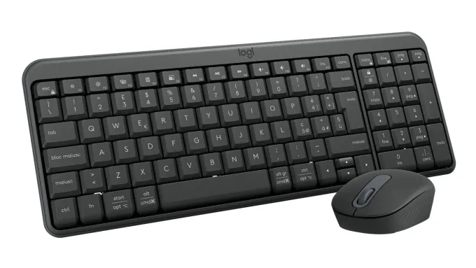 LOGITECH - MK250 - Tastiera + Mouse Wireless - Graphite