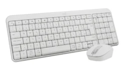 LOGITECH - MK250 - Tastiera + Mouse Wireless - Off White