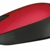 Logitech M171 Mouse Wireless, Rosso