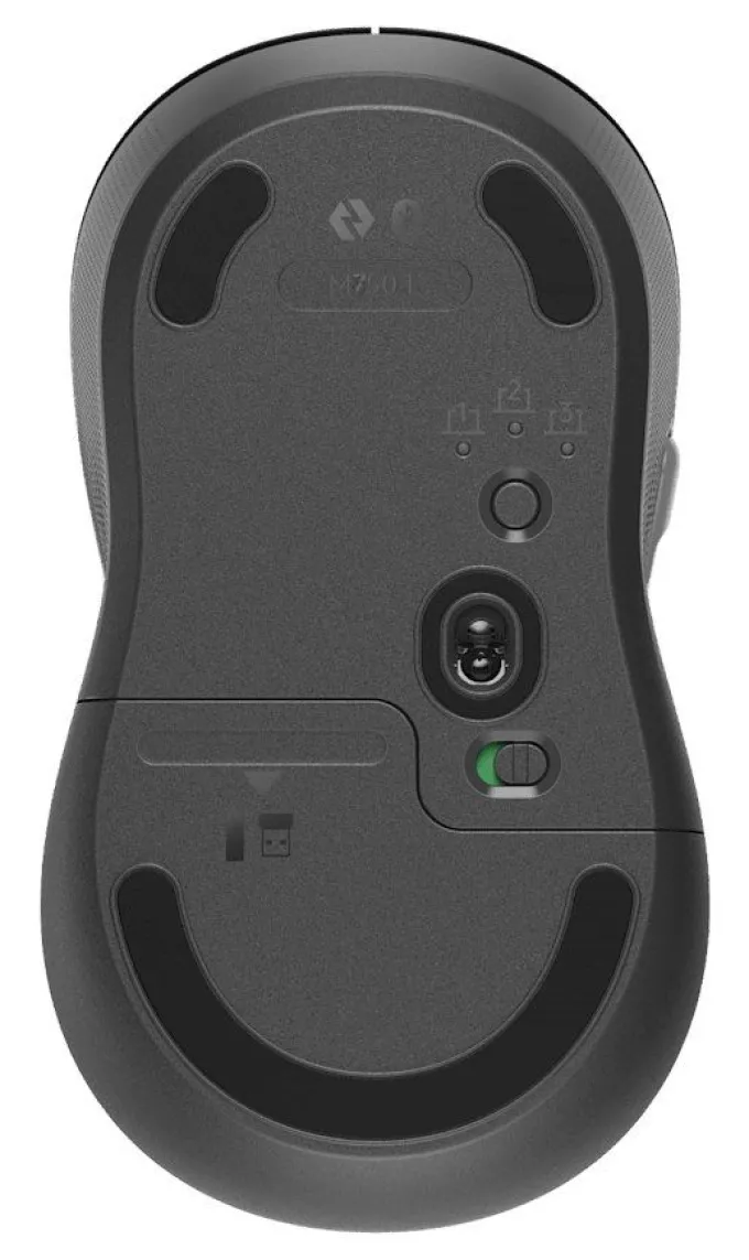 Logitech Signature Plus M750L mouse wireless ottico 4000 DPI grafite