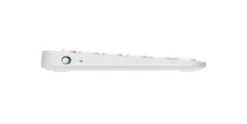 LOGITECH - Tastiera multimediale K380s Wireless, Minimal Pebble Keys 2, Pulsante Easy- Switch - Bianco