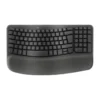 Logitech - Wave Keys tastiera Ufficio RF senza fili + Bluetooth QWERTY Italiano - Grafite