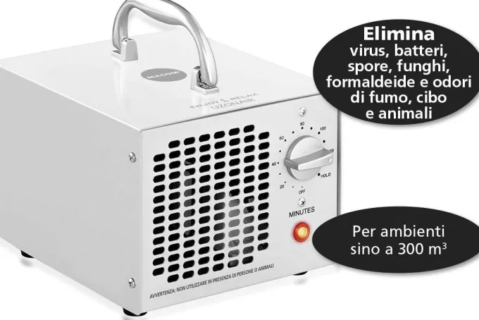 MACOM Enjoy & Relax 880 Ozonair - Generatore di ozono con timer