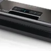 MACOM, Macchina Sottovuoto Professionale - Doppia Pompa di Aspirazione, 2 Barre Saldanti e Portarotolo Integrato, Struttura in Acciaio Brunito con Display LCD - Forever Fresh VAC8090