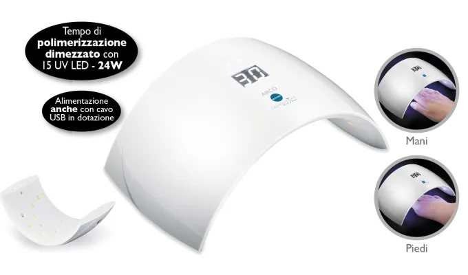 MACOM Sensation 230 Arco Uv LED Lampada Unghie per Gel e Semipermanente