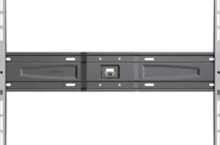 Meliconi Slimstyle Plus 600 S, supporto fisso ultra sottile da parete per TV a schermo piatto da 50’’ a 82’, VESA 300-400-600, colore nero, adatto anche per TV OLED