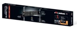 Meliconi SlimStyle Plus 600ST Supporto Tv Portata 45 Kg max Nero