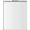 MIDEA - MFD60S131W-IT Lavastoviglie libera installazione, Classe E, 13 coperti, 6 programmi, filtri autopulenti - Bianco