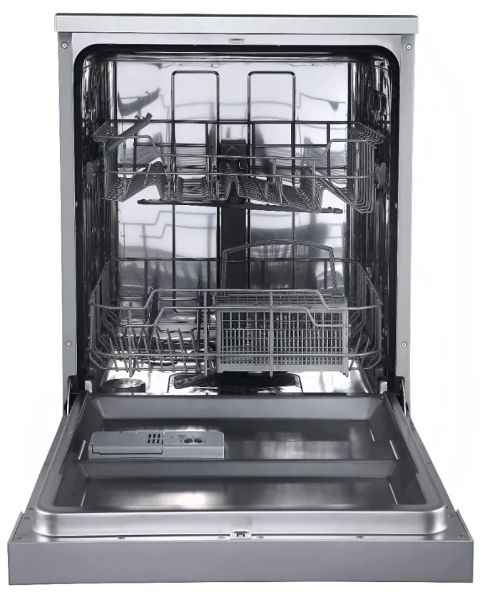 MIDEA - MFD60S131X-IT Lavastoviglie libera istallazione, Classe E, 13 coperti, 6 programmi, 60 cm, bio-eco - Acciaio Inox