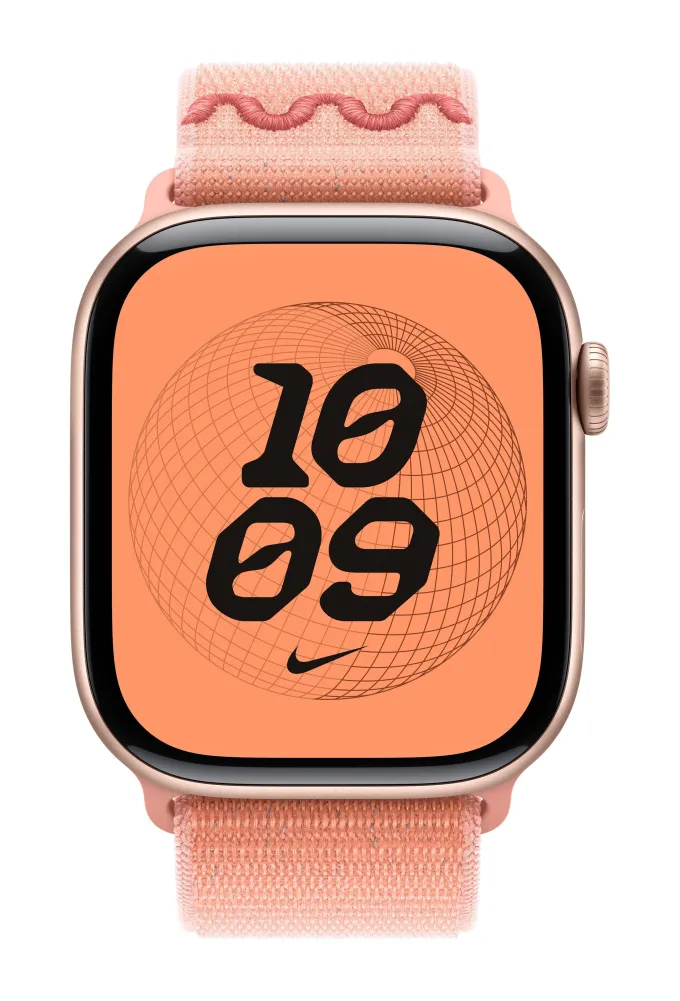 Nike Sport Loop Rosa per Apple Watch – Cinturino Riflettente Leggero e Regolabile