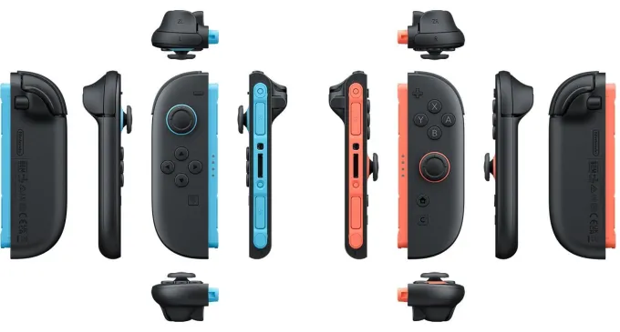 Nintendo Joy-Con 2, Set da 2 controller per Nintendo Switch 2 - Rosso/Blu