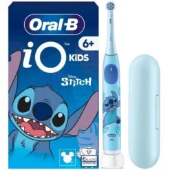 Oral-B iO Kids Disney Stitch with Travel Case Bambino Spazzolino rotante Blu