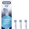 ORAL-B - OB PW REFILL ULTIMATE CLEAN WHITE X3CT, Testine di ricambio per spazzolino ORAL-B - Bianco