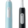 Oral B Set 2 Spazzolino Elettrico Rotante Oscillante Nero/Turchese PRO1CRSDUO