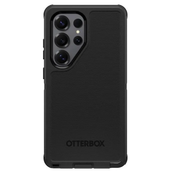 OtterBox Defender Series per Samsung Galaxy S25 Ultra, custodia ultra resistente nera