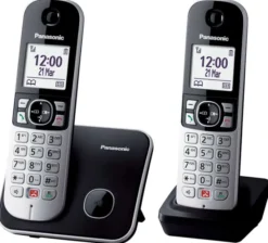 Panasonic KX-TG6852JTB 2 Cordless Nero