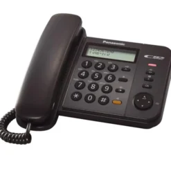 Panasonic KX-TS580EX1 Sistema telefonico integrato con display LCD e ID di chiamata Nero