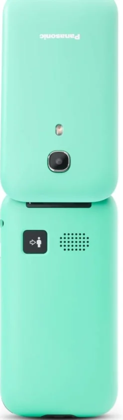 Panasonic KX-TU400 2.4" Cellulare ad Utilizzo Facilitato, Ideale per Anziani - Verde