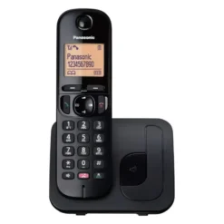 PANASONIC - Telefono Cordless fisso KX-TGC250JTB - NERO