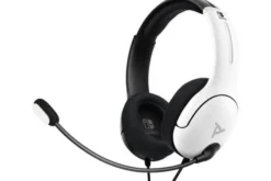 PDP LVL40 cuffia cablata per Nintendo Switch Nero e Bianco
