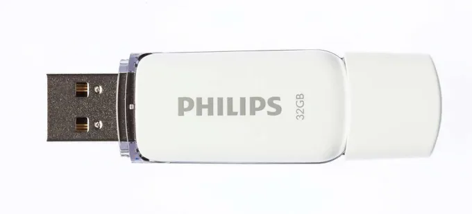 Philips - SNOW Chiavetta USB 32 GB Grigio FM32FD70B/00 USB 2.0 - Blu, Bianco