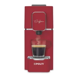 Polti Macchina Caffè a Cialde Capacità 0,85 Litri Potenza 1400W Rosso Coffea S15R