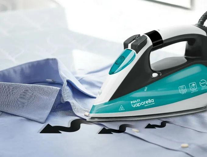 Polti Vaporella Quick & Slide QS220 Ferro a vapore Alluminio 2400 W Verde, Bianco
