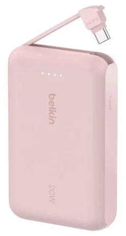 Power Bank Belkin 10.000 mAh con Cavo USB-C Integrato