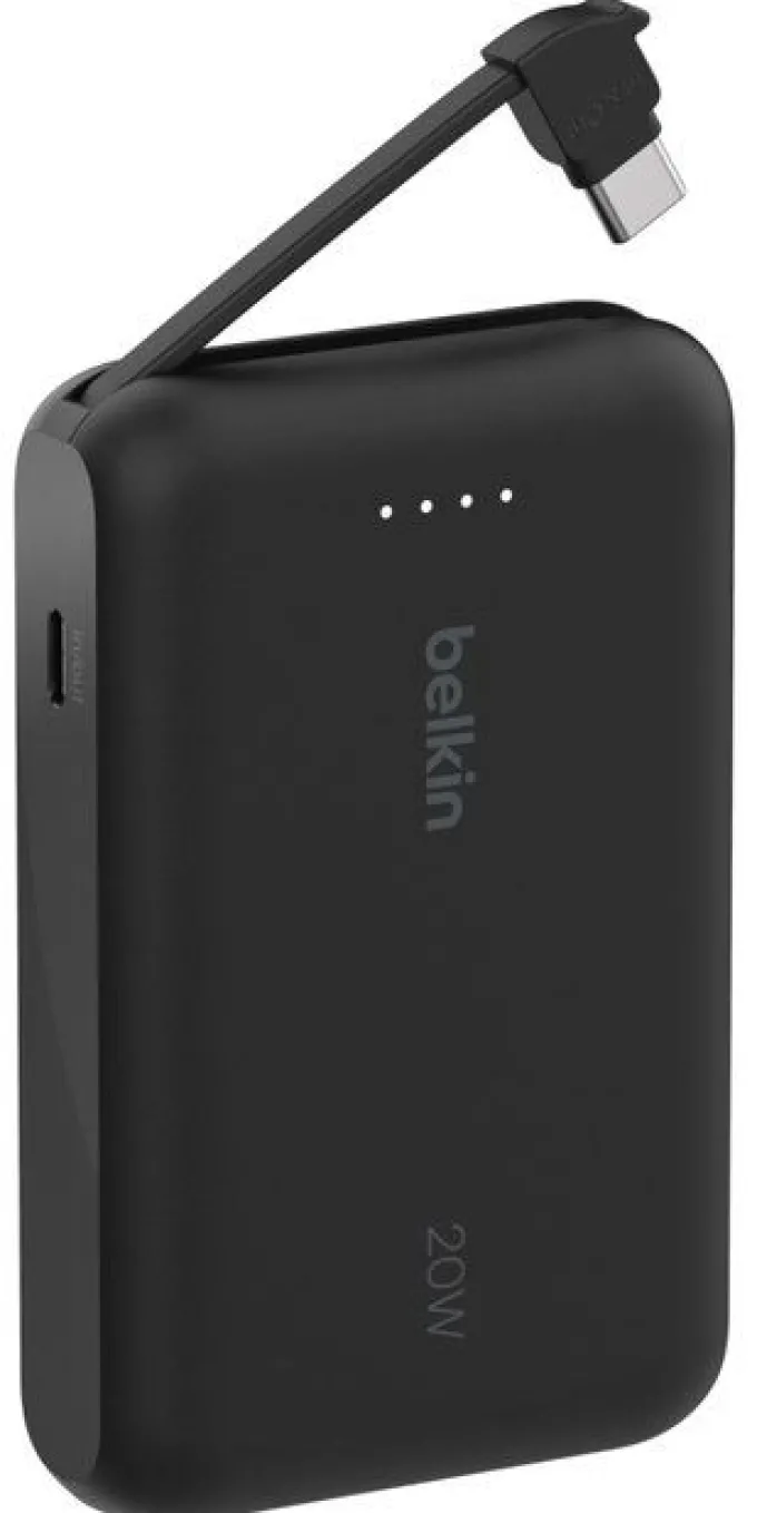 Power Bank Belkin 10.000 mAh con Cavo USB-C Integrato