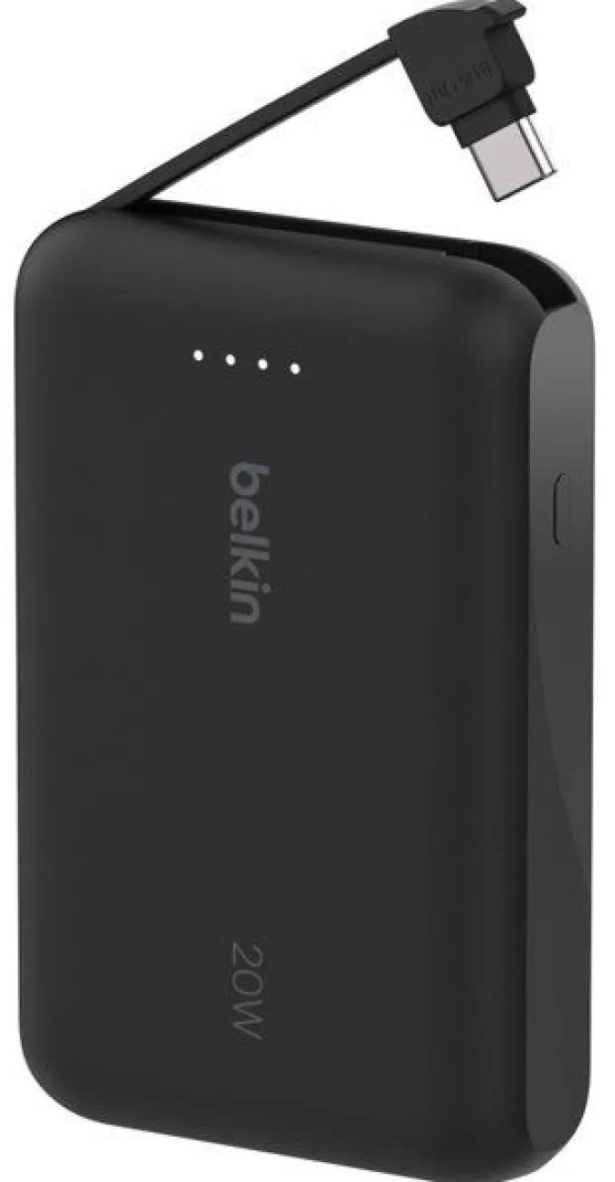 Power Bank Belkin 10.000 mAh con Cavo USB-C Integrato