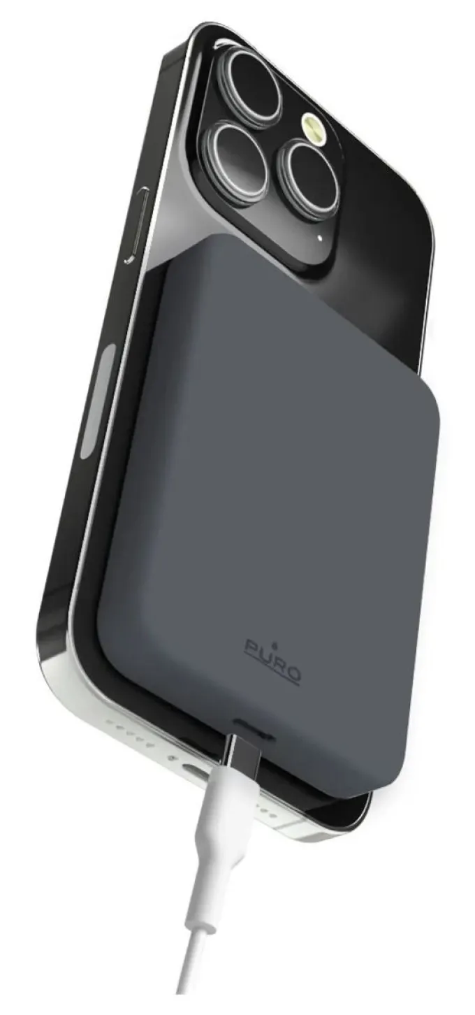 PURO - PUFCBB40P2MAGDKGR - Powerbank Slim - Black Oyster