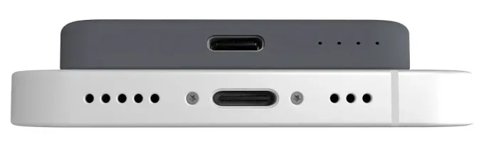 PURO - PUFCBB40P2MAGDKGR - Powerbank Slim - Black Oyster